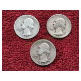 (3) Washington Quarters