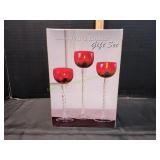 3pc Glass Votive Holder Gift Set