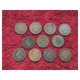 (11) United States Indian Head Cents