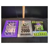 1999, 2000 & 2001 Gunness World Records Books