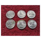 (1)1979-P, (3)1979-D & (2)1980-D Susan B Anthony