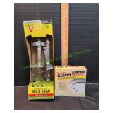 Mole Trap & Smoke Alarm