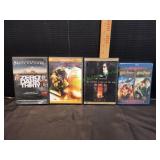 (3) DVD Movies & (1) Blu Ray Movie