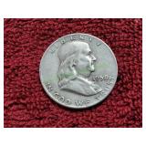 1958-D Franklin Half Dollar