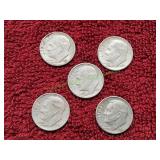 (5) Roosevelt Dimes