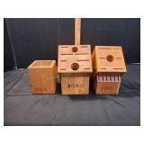 (2) Cutco Knife Blocks & (1) Cutco Utensil Holder