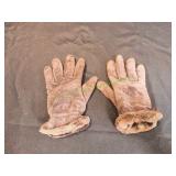 Women's Brown Gloves, Sz Med