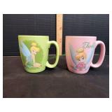 (2) Disney Tinkerbell Mugs