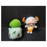 Bulbasaur & One Piece Chopper Plush Toys