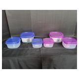 (2) Family Maid Plastic Storage Containers, 3pc
