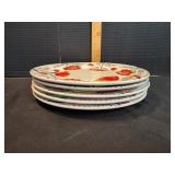 (5)Pier 1 Ironstone Dinner Plates
