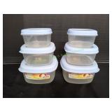 (2) Seal'N'Store Square Storage Containers, 3pc