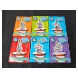 (6)Cat In the Hat Silver-Plated Holiday Ornaments