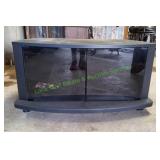 Black Entertainment Console w/ Curved Glass