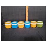 (6) Vtg Thermos Model 1155 Insulated Food Jars