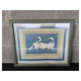 Framed Country Goose by Elizabeth Brownd