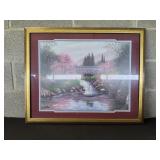 Framed The Old Stone Bridge by Joe Sambataro