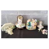 Cherub Wall Shelf, Angel Music Box & More