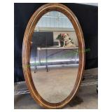 Oval Wall Mounted Mirror