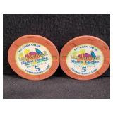 (2) Margaritaville Resort $5 Promotional Chips