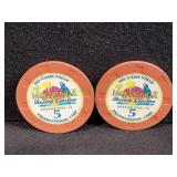 (2) Margaritaville Resort $5 Promotional Chips