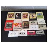 Vtg 8-Track Tapes & Cassette Tapes