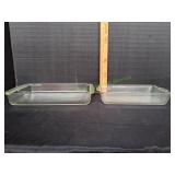 (2) Pyrex Glass Baking Dishes