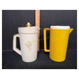 (2) Vtg Tupperware Pitchers