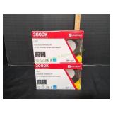 (2)Utilitech LED Recessed Remodel Kit 3000K