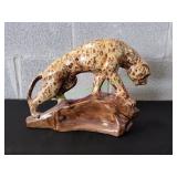 Ceramic Leopard Figurine