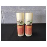 (2) Avon Cedar Closet Wardrobe Fresheners