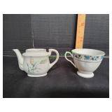 Vtg Teacup w/ Mini Coffee Pitcher