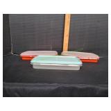 (3) Vtg Tupperware Deli Keepers