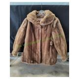Faux Mink Fur Coat