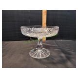 Vtg Clear Cut Compote