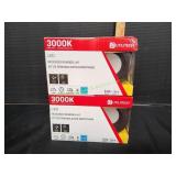 (2)Utilitech LED Recessed Remodel Kit 3000K