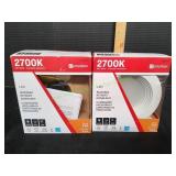 (2)Utilitech LED Recessed Retrofit Downlight 2700K