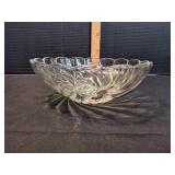Vtg Hazel Atlas Colonial Swirl Glass Bowl