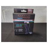 Copper Fit Energy Compression Socks, Sz S/M