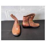 Marina Leather Ankle Boot, Sz 5 1/2
