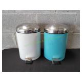 (2) Small Waste Cans