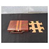 Double Sixes Dominoes Set in Case