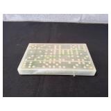 Green Double Sixes Dominoes Set