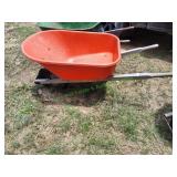 Vtg Plastic Wheelbarrow