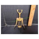 Brass Winged Corkscrew Bottle Opener