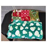 (2) Holiday Throw Blankets