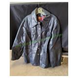 Black Leather Jacket, Sz 20 1/2