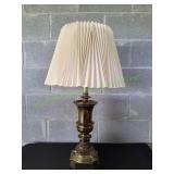 Brass Table Lamp w/ Shade