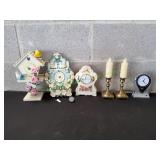 Vtg Novelty Clocks & More