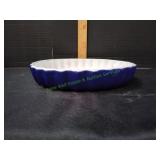 Cooking Classics Cobalt Blue Ceramic Quiche Dish